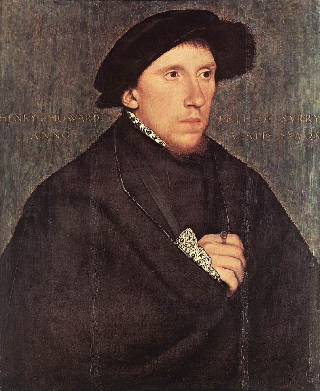 HOLBEIN, Hans the Younger Portrait of Henry Howard, the Earl of Surrey s France oil painting art